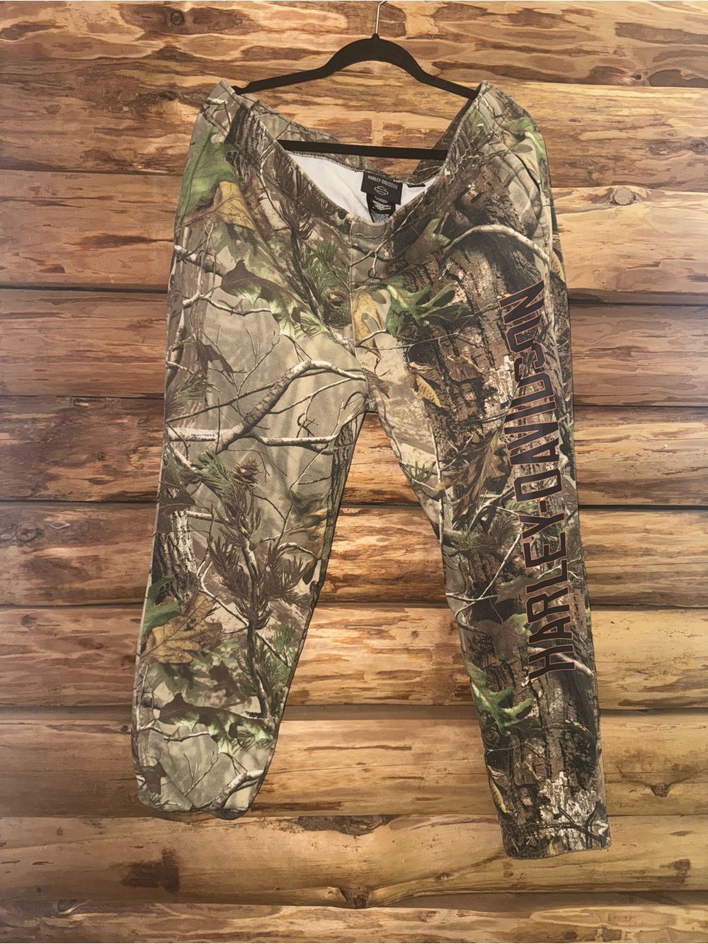 Harley-Davidson men's Camo Joggers in Green, Brown